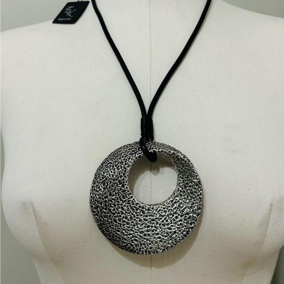 NWT E&L Sterling Silver chunky round necklace - Picture 3 of 10